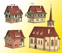 Vollmer Miniaturhaus N Fachwerkdorf - Neu: Mittelalterlich, f&uuml;r Modellbauer &