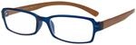 I NEED YOU Lesebrille Hangover / +2.50 Dioptrien/Blau-Braun, 1er Pack