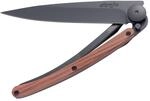 deejo Leichtgewichtsmesser Black 37g Rosewood Taschenmesser, Mehrfarbig, One Size