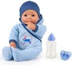 Bayer Design 94683AA -Funktionspuppe Hello Baby Boy mit Zubeh&ouml;r, 46 cm, blau