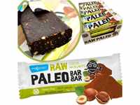 Maxsport Nutrition Cocoa & Haselnuss Rohkost Riegel 20 Stück - Roh Paleo Vegan