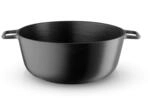 EVA SOLO Patelnia 28cm z Induction Heat Control, Gusseisen, Black, 28 cm