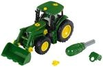 Theo Klein 3903 John Deere Traktor | Mit Frontlader und Gegengewicht | Demontierbare