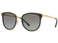 Michael Kors 0MK1010 110011 54 (MK1) Women's Black Gold Adrianna Sunglasses