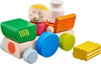 Schmidt - 62076 - Selecta - Klettini - Klett Stapelspielzeug, 7 Teile, Bauernhof