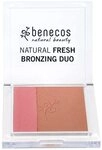 benecos - Naturkosmetik - Fresh Bronzing Duo - gepresst - 2in1 Bronzer - vegan -