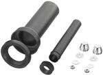Haas Wand - WC Anschlussgarnitur 300 mm DN 90 mit verchromten Deckkappen