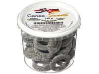 Canea-Sweets SALZRINGE Lakritz Bonbons Dose, 1er Pack (1 x 150 g)