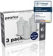 PearlCo Classic Wasserfilter Kartuschen 3er Pack &ndash; Ersatzkartuschen kompatibel mit