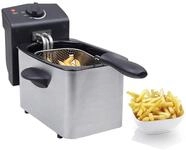 Tristar Edelstahl Fritteuse - mit 2 Liter Fassungsverm&ouml;gen, Kaltzonefunktion und