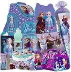 FROZEN EISK&Ouml;NIGIN 20 Teile Set SCHULRANZEN Ranzen SCHULT&Uuml;TE 85 cm Tornister