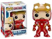 Funko 024789 Pop Marvel Captain America: Civil War - Iron Man Unmasked 136
