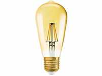 Title: Osram LED Vintage Edition 1906 Lamp, Edison Shape with E27 Base, Dimmable,