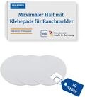 Hekatron Klebepads f&uuml;r Rauchmelder, Montage ohne Bohren und Werkzeug, geeignet f&uuml;r