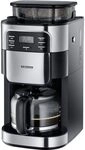 SEVERIN Kaffeemaschine mit Mahlwerk, Kaffeeautomat mit Glaskanne und Timer-Funktion, SEVERIN Kaffeemaschine mit Mahlwerk, Kaffeeautomat mit Glaskanne und Timer-Funktion,