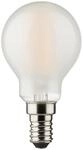 M&uuml;ller-Licht, Retro-LED Lampe Miniglobe, ersetzt, Glas, 4W, E14, Wei&szlig;, 4.5 x 4.5 x