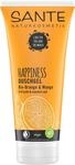 SANTE Naturkosmetik Happiness Duschgel, Tropischer Duft, Intensive Feuchtigkeit, 200