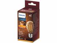 Philips LED Classic E27 Vintage Lampe, 35 W, A60, Vintage Dekolampe, gold, warmweiß