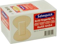 Salvequick extra gro&szlig;e Fingerspitzen-Pflaster, 6 Refills &Atilde; 15 St.