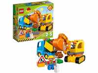 LEGO DUPLO 10812 - Bagger & Lastwagen | Kleinkind Spielzeug ab 2 Jahren