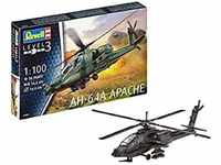 Revell REV-04985 04985-AH-64A Apache im Maßstab 1:100, Mittel