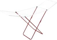 GimiTop W&auml;schest&auml;nder aus Stahl, 20 Meter Leinenl&auml;nge, wei&szlig;