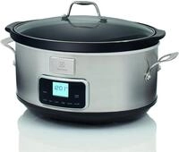 Electrolux ESC7400 Slow Cooker - Slow Cooker aus Edelstahl mit 6 vordefinierten