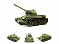 ES-TOYS Ferngesteuerter Panzer Russischer T-34/85 1:16 Heng Long -Rauch&Sound +