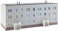 FALLER FA 130801 - Plattenbau P2 Basispackung, Zubeh&ouml;r f&uuml;r die Modelleisenbahn,