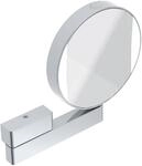 Emco Universal LED Kosmetik- und Rasierspiegel am Flexarm, runder Kosmetikspiegel mit
