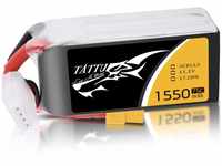 Tattu 3S LiPo Akku 1550mAh 11.1V 75C 3S Batterie mit XT60 Stecker for FPV Racing