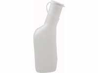 Urinflasche für Männer mit Verschluß - 1000 ml - milchig - 1 Stück