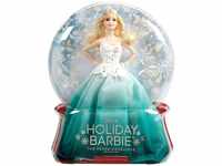 Barbie Mattel DGX98-2016 Holiday Blond im grünen Kleid