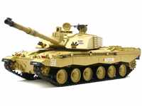 ES-TOYS Panzer ferngesteuert mit Schussfunktion Russland T90 Heng Long 1:16 mit