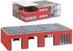 Faller Moderne Feuerwache Modellbausatz mit 303 Einzelteilen 208 x 135 x 76 mm, 261 x