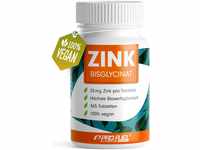 Zink 25mg - 365 Tabletten (vegan) mit Zink-Bisglycinat (Zink-Chelat) für...