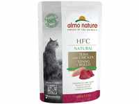 almo nature HFC Natural Katzenfutter nass - Thunfisch und Huhn, 24er Pack (24 x 55 g)