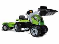 Smoby 7600710109 - Traktor Farmer XL-Loader - Trettraktor mit Anhänger, Trailer