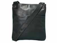 BACCINI Umhängetasche flach Matteo aus Premium Leder I Crossbody Bag für...