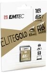 SDHC 16GB EMTEC CL10 Gold+ UHS-I 85MBs Blister