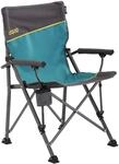 Uquip Roxy Campingstuhl mit Flaschenhalter - Stabile Ausf&uuml;hrung bis 120 kg - Blau