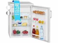 Bomann® Kühlschrank mit Gefrierfach | Getränkekühlschrank mit 120L...