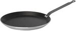 de Buyer Antihaft Crepespfanne CHOC Resto 26 cm 8485.26, Schwarz, Metallisch