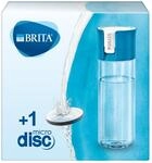 BRITA Wasserfilter-Flasche Vital blau/Praktische Trinkflasche mit Wasserfilter f&uuml;r