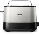 Philips Toaster &ndash; 2 Toastschlitze, 7 Stufen, Br&ouml;tchenaufsatz, Auftaufunktion,