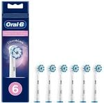 Oral-B Sensitive Clean Ersatzb&uuml;rstenk&ouml;pfe f&uuml;r elektrische Zahnb&uuml;rste, 6...