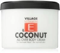 Village Cosmetics Bodycream mit Vitamin E und Coconut 500 ml (K&ouml;rpercreme,
