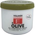 Village Cosmetics Bodycream mit Vitamin E und Olive 500 ml (K&ouml;rpercreme,