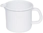 Riess, 0054-033, Schnabeltopf &oslash; 16cm, WEISS, Wei&szlig;, Emaille, Vol. (rec.): 2,0 Liter,