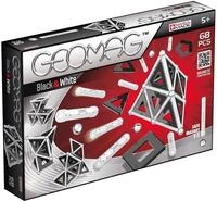 Geomag 013 Magnetbaukausten, schwarz, Weiss